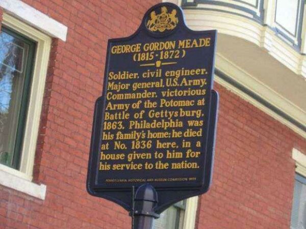 GENERAL GEORGE MEADE WAR MEMORIAL MARKER