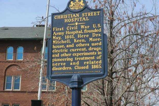 CHRISTIAN STREET HOSPITAL MEMORIAL MARKER