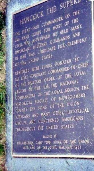 HANCOCK THE SUPERB MEMORIAL PLAQUE