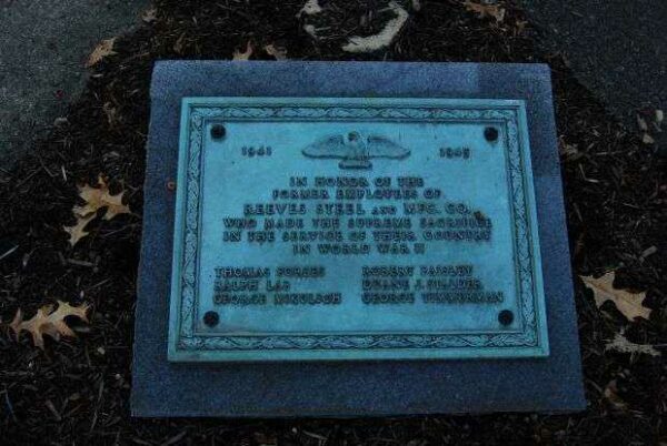 REEVES STEEL WORLD WAR II MEMORIAL
