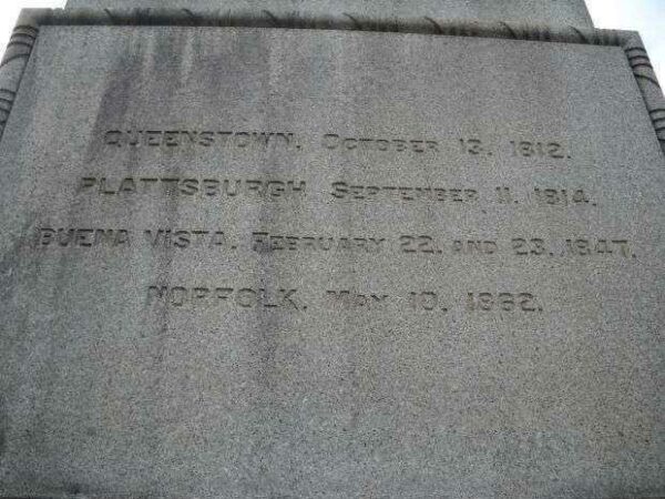 MAJOR GENERAL JOHN ELLIS WOOL MONUMENT STONE B