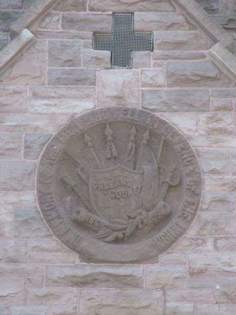 ORLEANS COUNTY CIVIL WAR MEMORIAL TOWER PLAQUE