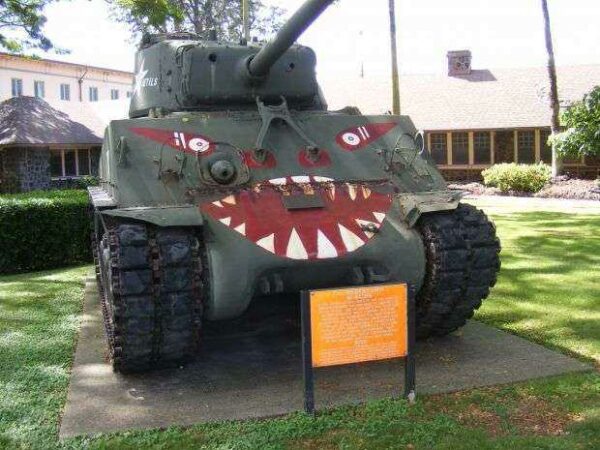 U.S. MEDIUM TANK M-4A3E8 MEMORIAL