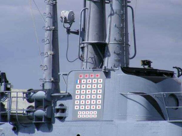 U.S.S. BOWFIN (SS287) SUBMARINE WAR MEMORIAL ENEMY CASUALTIES COUNT