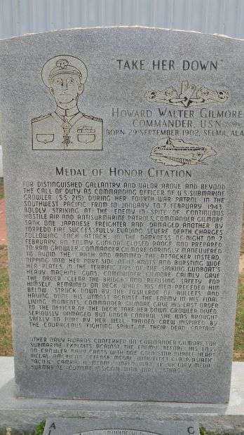 TAKE HER DOWN MEDAL OF HONOR MEMORIAL