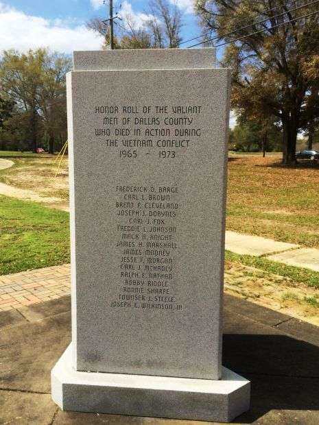 DALLAS COUNTY VIETNAM WAR MEMORIAL BACK