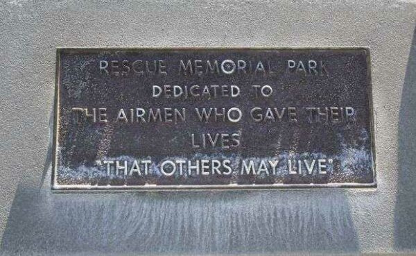 RESCUE MEMORIAL PARK PLAQUE A