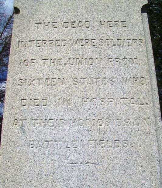 THE LADIES AID SOCIETY AND CITIZENS OF YORK CIVIL WAR MEMORIAL STONE D