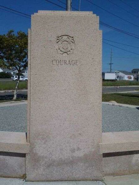 SEASIDE HEIGHTS WAR MEMORIAL STONE D BACK