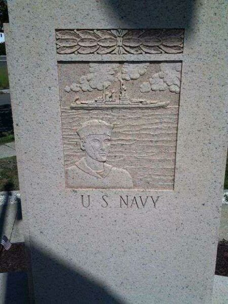 SEASIDE HEIGHTS WAR MEMORIAL STONE B FRONT