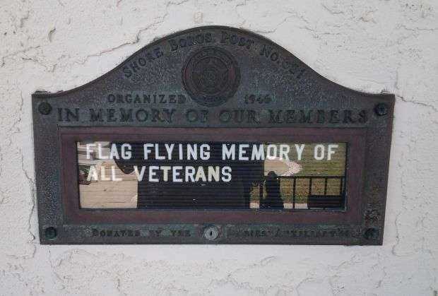 SHORE BOROS POST NO. 351 MEMORIAL PLAQUE
