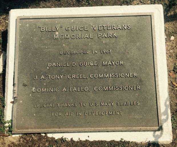 “BILLY” GUICE VETERANS MEMORIAL PARK