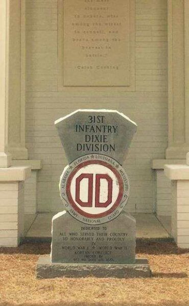 31ST INFANTRY DIXIE DIVISION WAR MEMORIAL