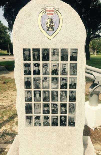 BILOXI PURPLE HEART MEMORIAL STONE A