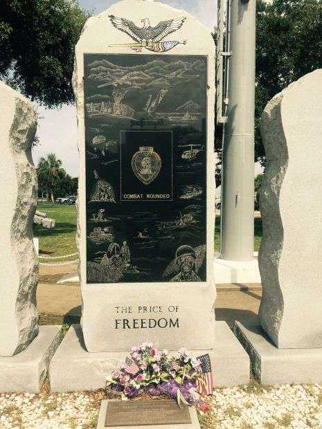 BILOXI PURPLE HEART MEMORIAL CENTER STONE