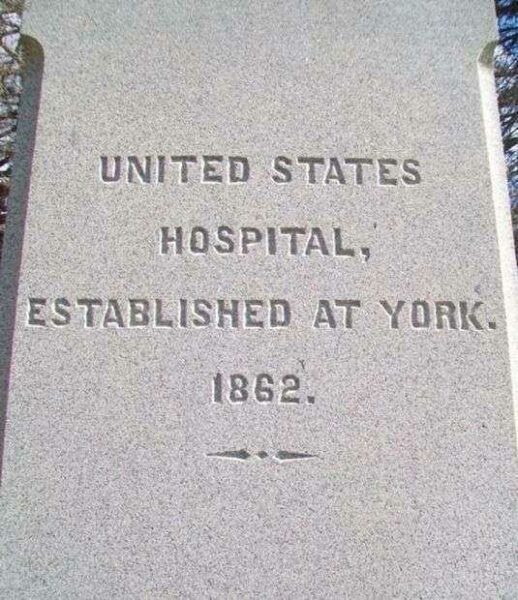 THE LADIES AID SOCIETY AND CITIZENS OF YORK CIVIL WAR MEMORIAL STONE C