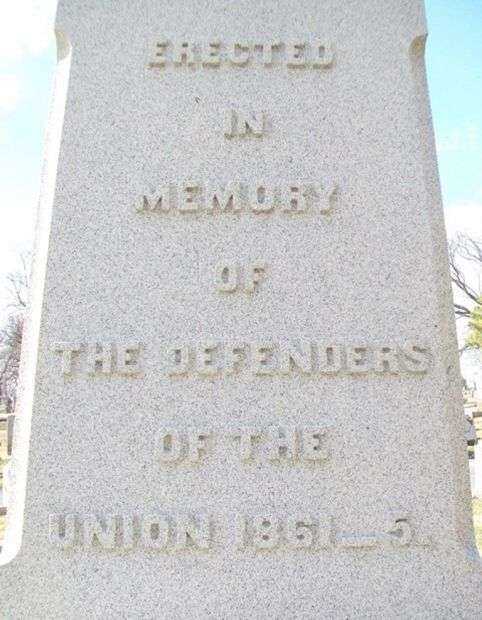 THE LADIES AID SOCIETY AND CITIZENS OF YORK CIVIL WAR MEMORIAL STONE B