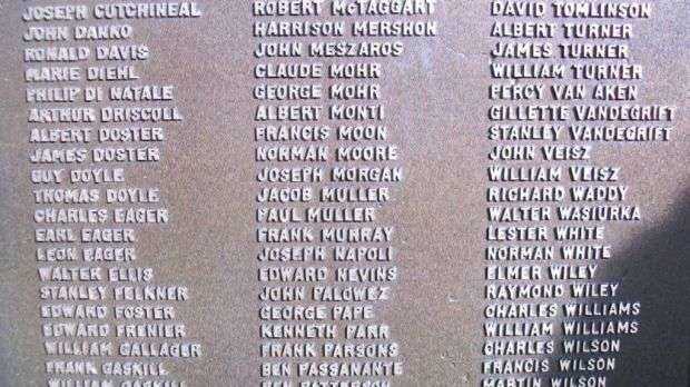 FALLS TOWNSHIP WORLD WAR II MEMORIAL PLAQUE E