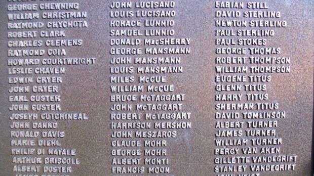 FALLS TOWNSHIP WORLD WAR II MEMORIAL PLAQUE D