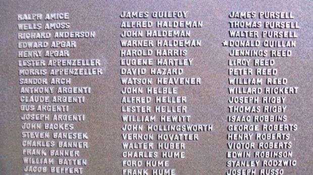 FALLS TOWNSHIP WORLD WAR II MEMORIAL PLAQUE A