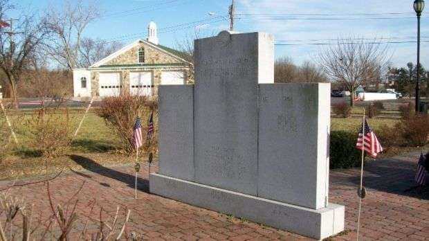 FALLS TOWNSHIP KOREAN AND VIETNAM CONFLICTS MEMORIAL BACK