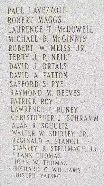FALLS TOWNSHIP KOREAN AND VIETNAM CONFLICTS MEMORIAL STONE D