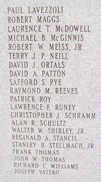 FALLS TOWNSHIP KOREAN AND VIETNAM CONFLICTS MEMORIAL STONE D