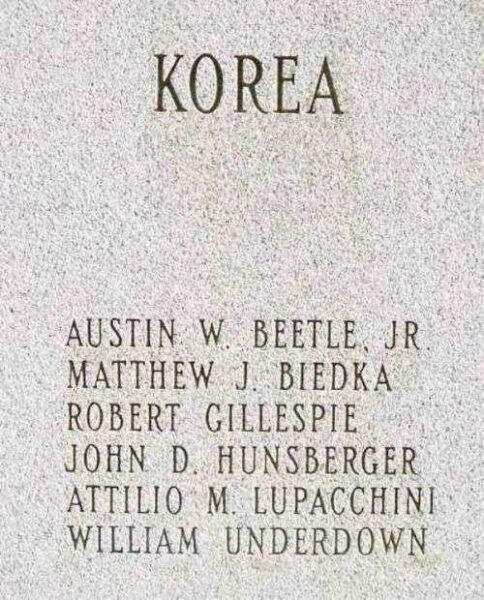 FALLS TOWNSHIP KOREAN AND VIETNAM CONFLICTS MEMORIAL STONE B