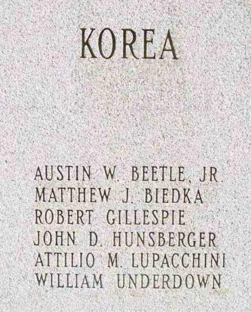 FALLS TOWNSHIP KOREAN AND VIETNAM CONFLICTS MEMORIAL STONE B