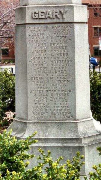 HAMPTON BATTERY WAR MEMORIAL STONE D