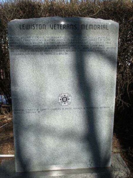 LEWISTON VETERANS MEMORIAL RIGHT STONE
