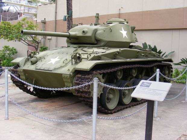 U.S. LIGHT TANK, M24 WAR MEMORIAL