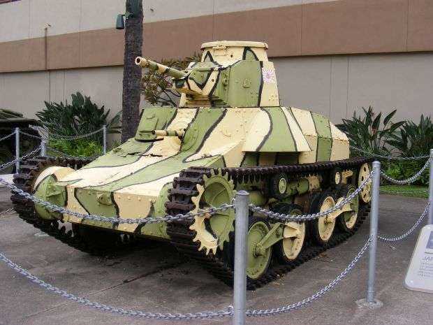 JAPANESE LIGHT TANK WAR MEMORIAL