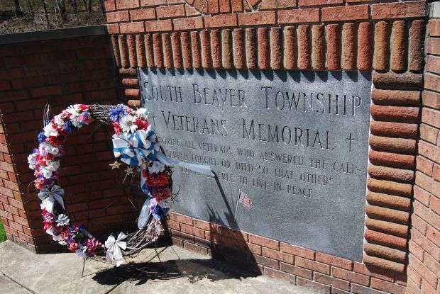 SOUTH BEAVER TOWNSHIP VETERANS MEMORIAL PLAQUE