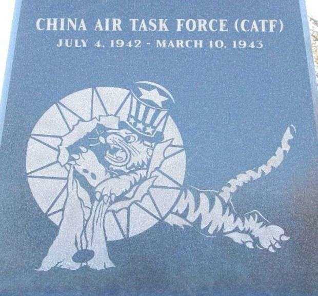 THE FLYING TIGERS WAR MEMORIAL STONE F