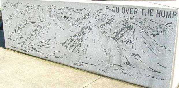 THE FLYING TIGERS WAR MEMORIAL STONE B