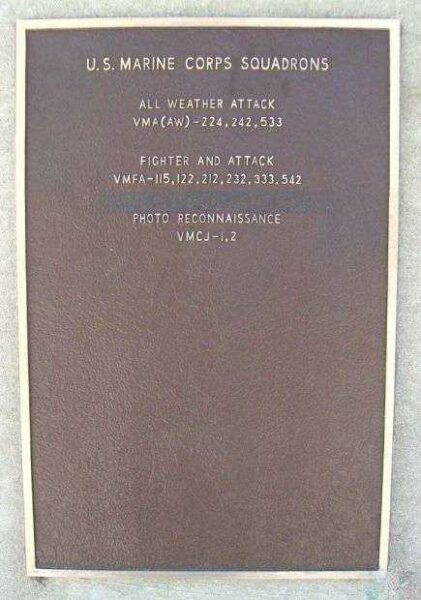 RED RIVER VALLEY FIGHTER PILOTS WAR MEMORIAL PLAQUE D