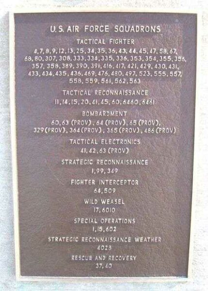 RED RIVER VALLEY FIGHTER PILOTS WAR MEMORIAL PLAQUE B