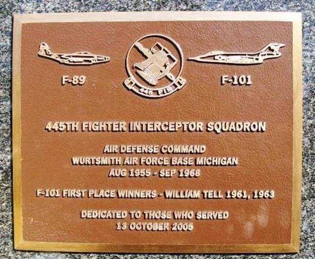 455TH FIGHTER INTERCEPTOR SQUADRON MEMORIAL PLAQUE