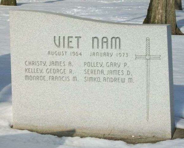 BELLAIRE KOREAN AND VIETNAM WARS MEMORIAL STONE D