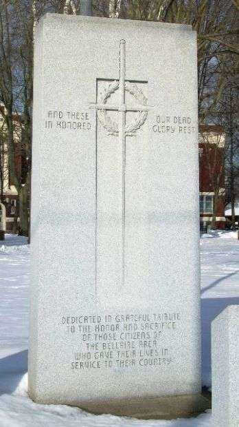 BELLAIRE KOREAN AND VIETNAM WARS MEMORIAL STONE A