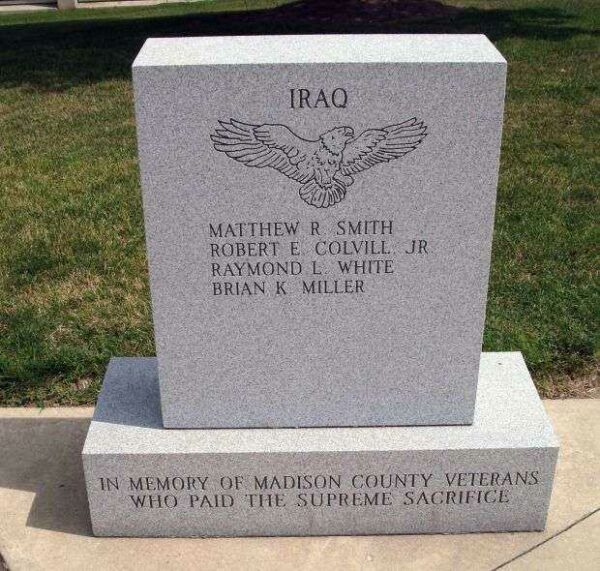 MADISON COUNTY VETERANS MEMORIAL STONE I
