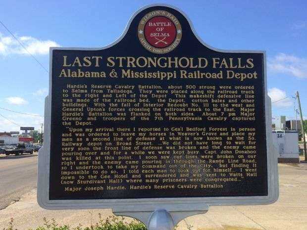 LAST STRONGHOLD FALLS WAR MEMORIAL MARKER