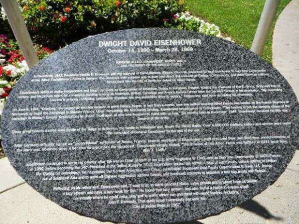 EISENHOWER WALK OF HONOR MEDAL OF HONOR MEMORIAL DEDICATION PLAQUE B