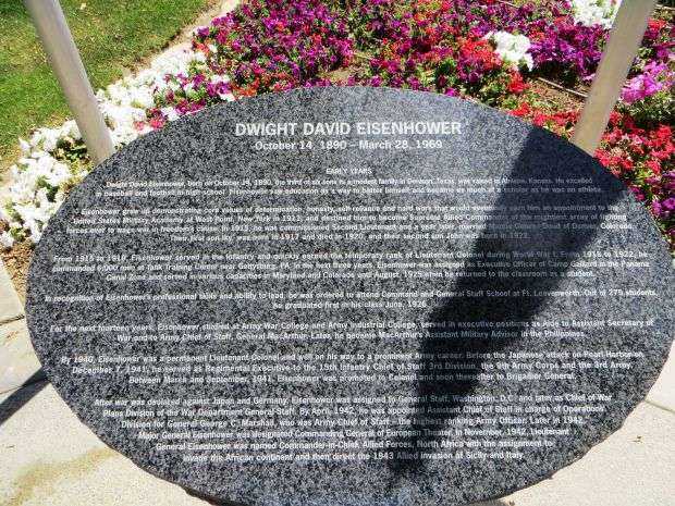 EISENHOWER WALK OF HONOR MEDAL OF HONOR MEMORIAL DEDICATION PLAQUE A