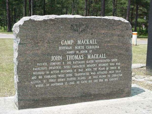 CAMP MACKALL WAR MEMORIAL