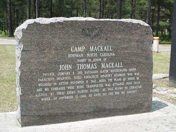 CAMP MACKALL WAR MEMORIAL