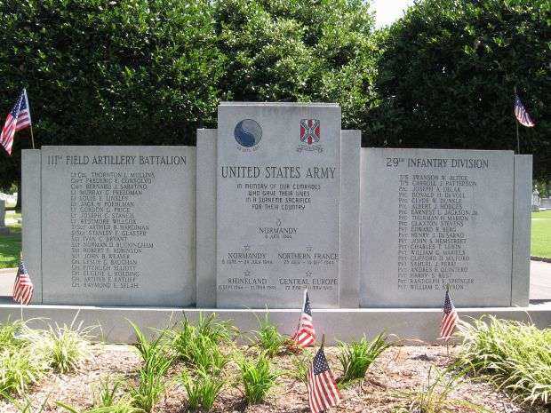 111TH FIELD ARTILLERY BATTALION WAR MEMORIAL