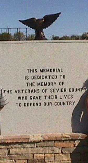 SEVIER COUNTY WAR VETERANS MEMORIAL