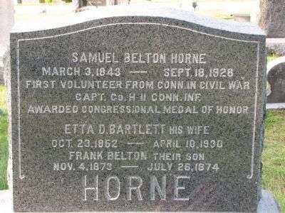 CAPT. SAMUEL BELTON HORNE MEMORIAL